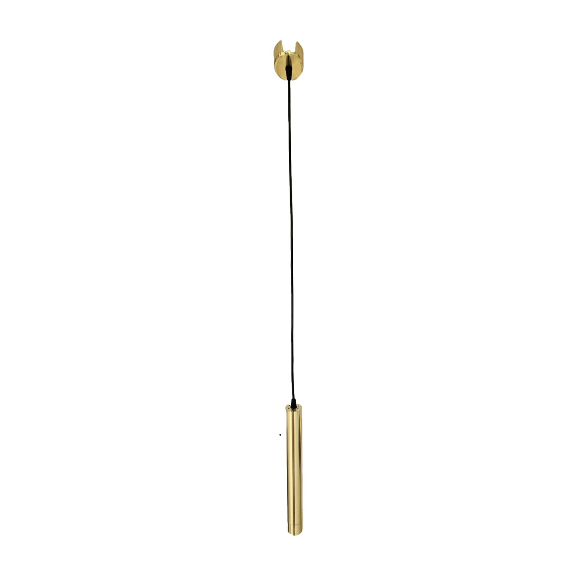 CAP-50930-BRASS Round GU10 Pendant – Capri Series