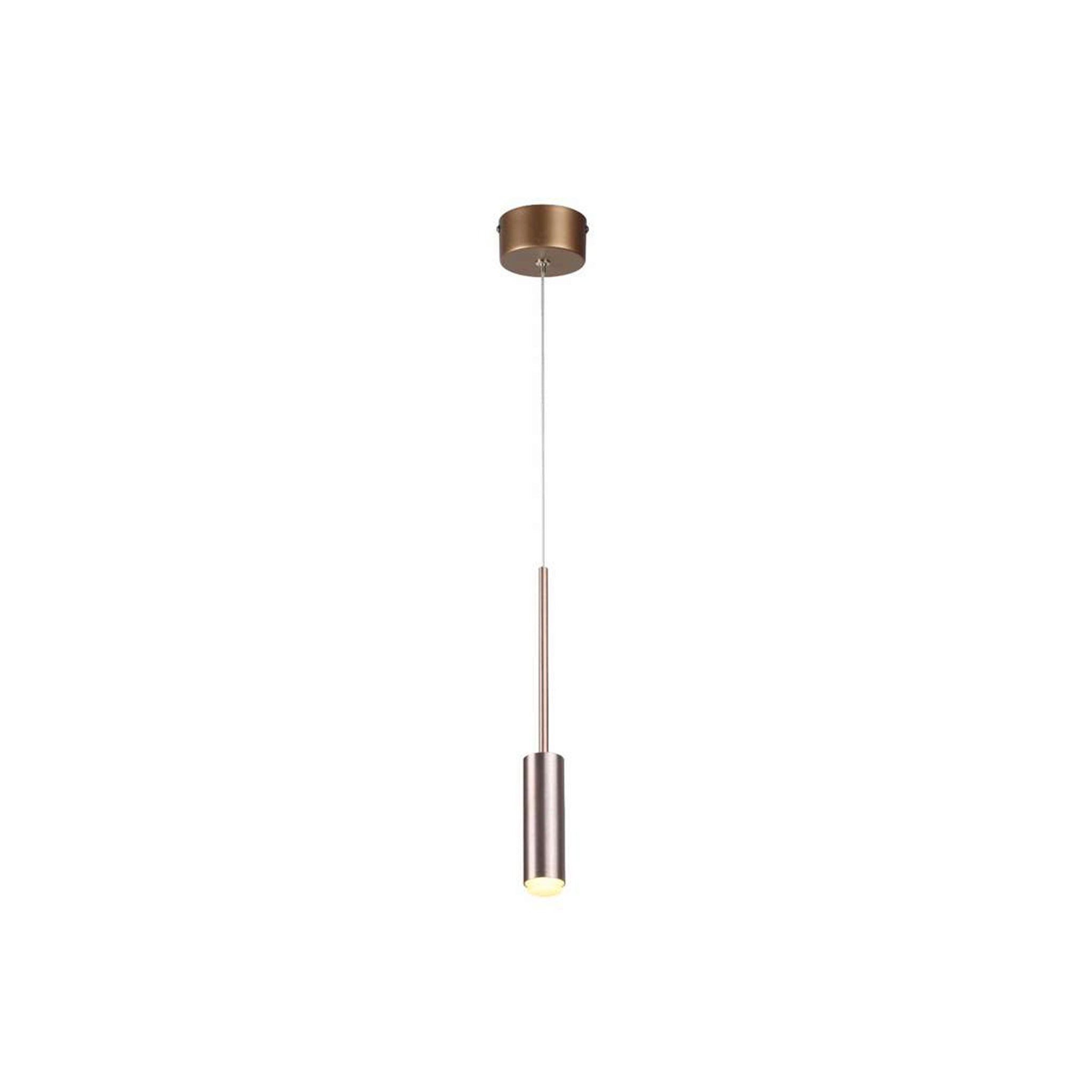 51491P 7W Gold Pendant Lamp – Sleek Elegance in a Compact Design