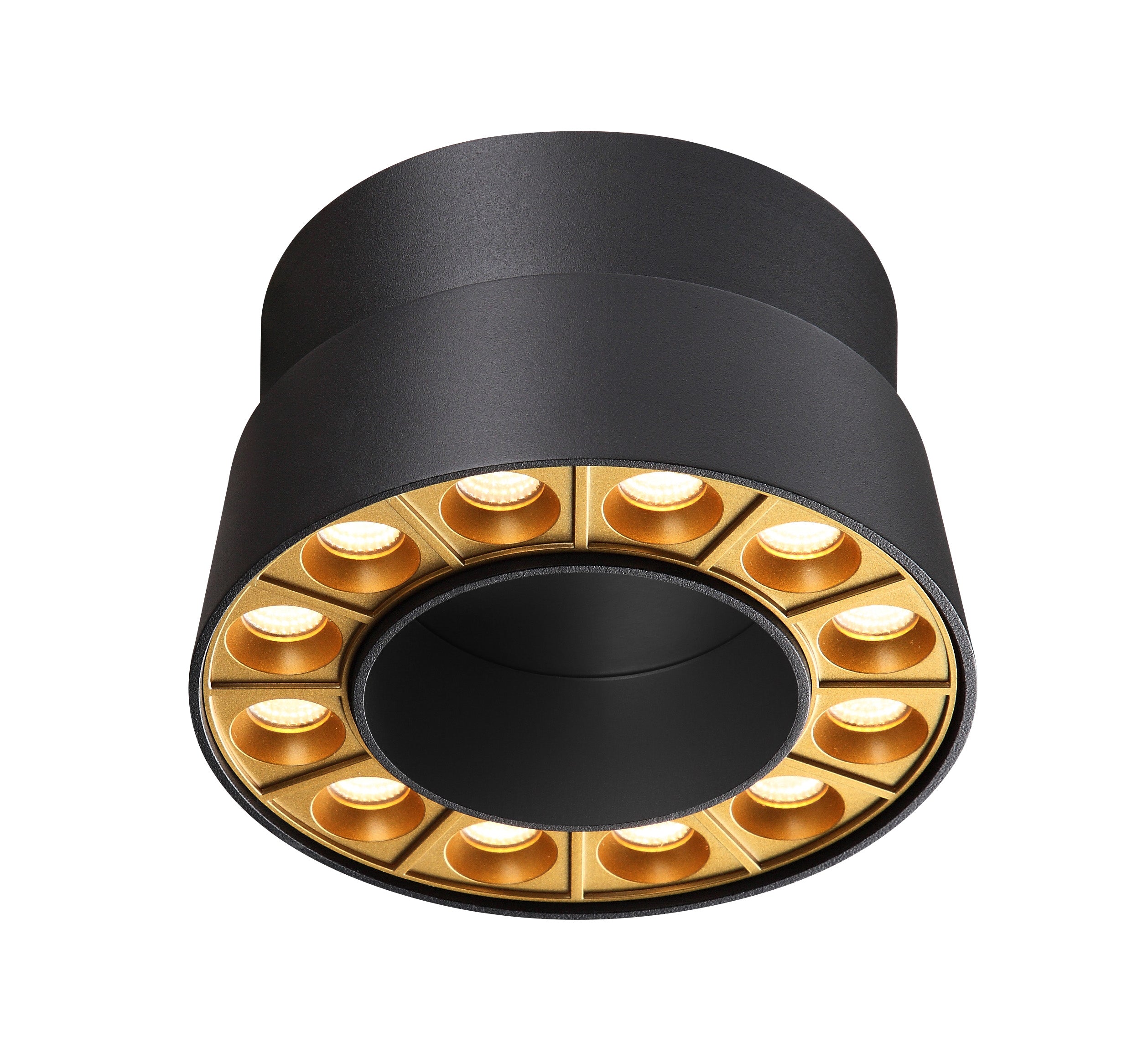 CAP-51540C 7W 3000K Black LED Ceiling Light – Capri Surface-Mounted Fixture