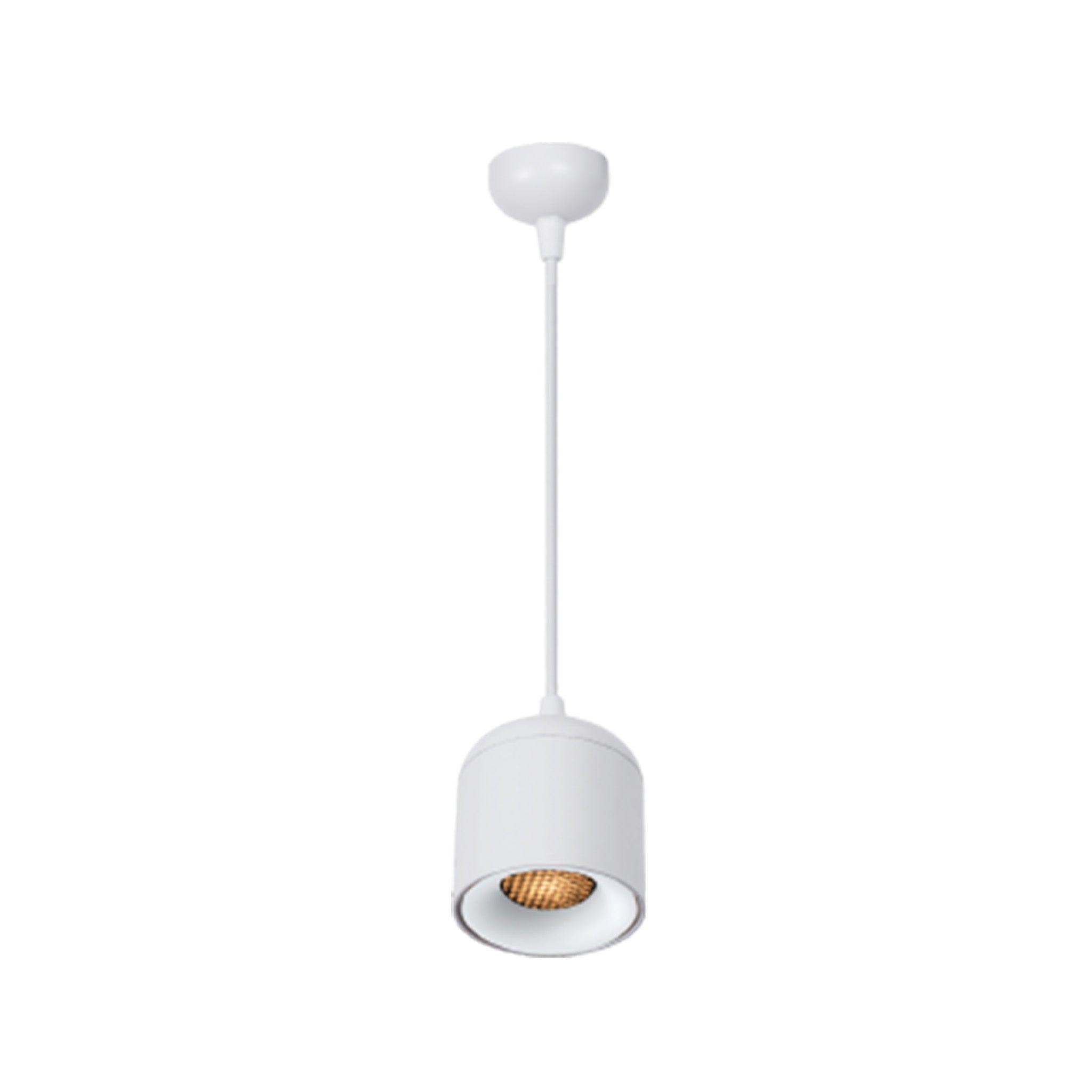 CAP-5663 Black or White Round Pendant – GU10 Compatible