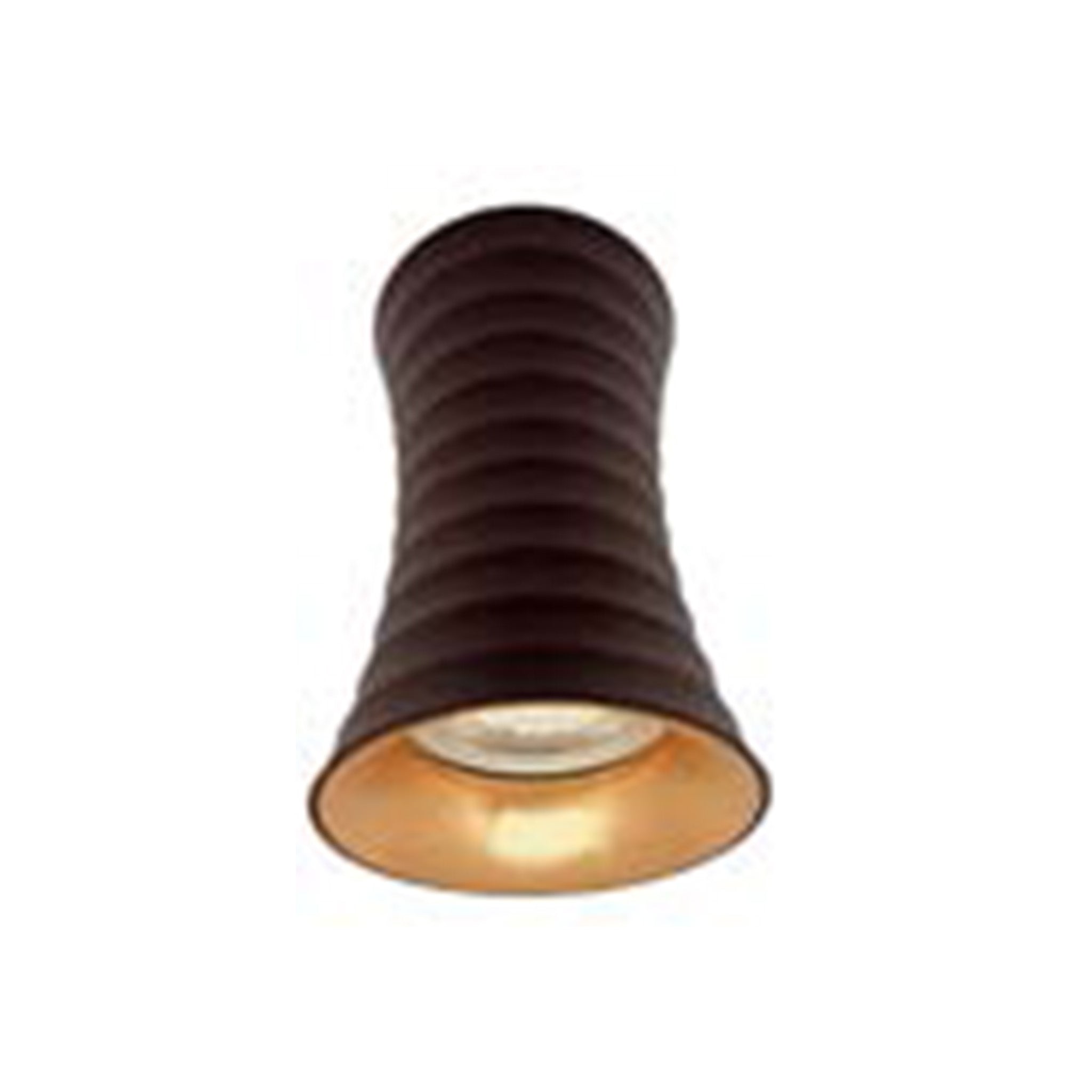 CAP-5701-SDB Black & Gold Round Surface Spot – GU10 Compatible