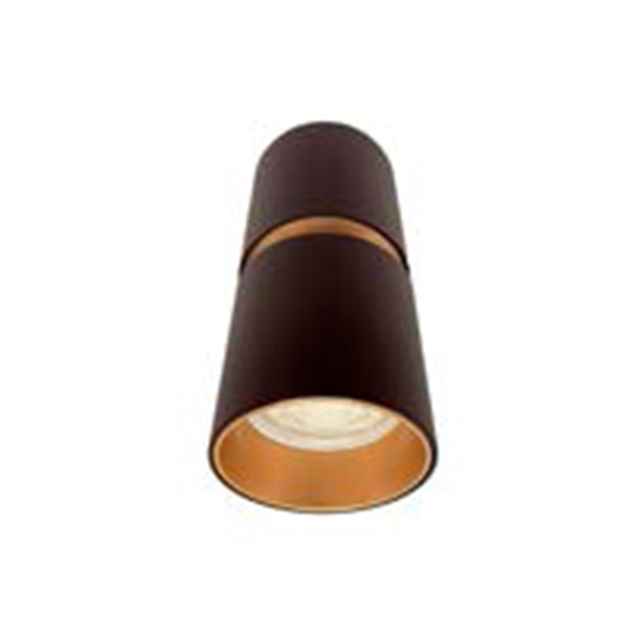 CAP-5858-SDB/G Black & Gold Round Surface Spot – GU10 Compatible