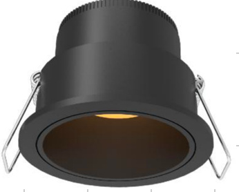 CAP-5908-SW White & Inner Black G5.3 Spot Light IP20 Capri