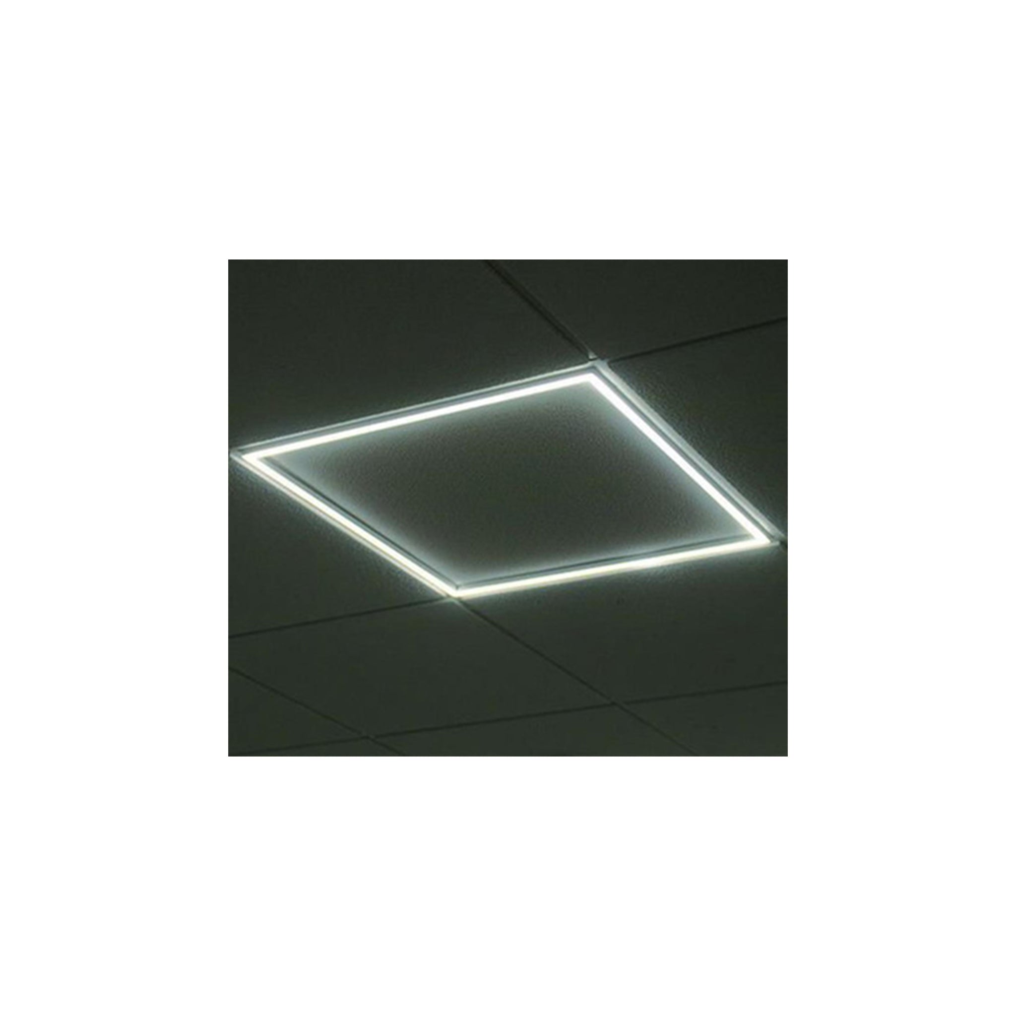 LUZ-5959-FR 40W 6500K or 3000K LED Panel Frame – Slim Recessed Fixture with Even Light Distribution