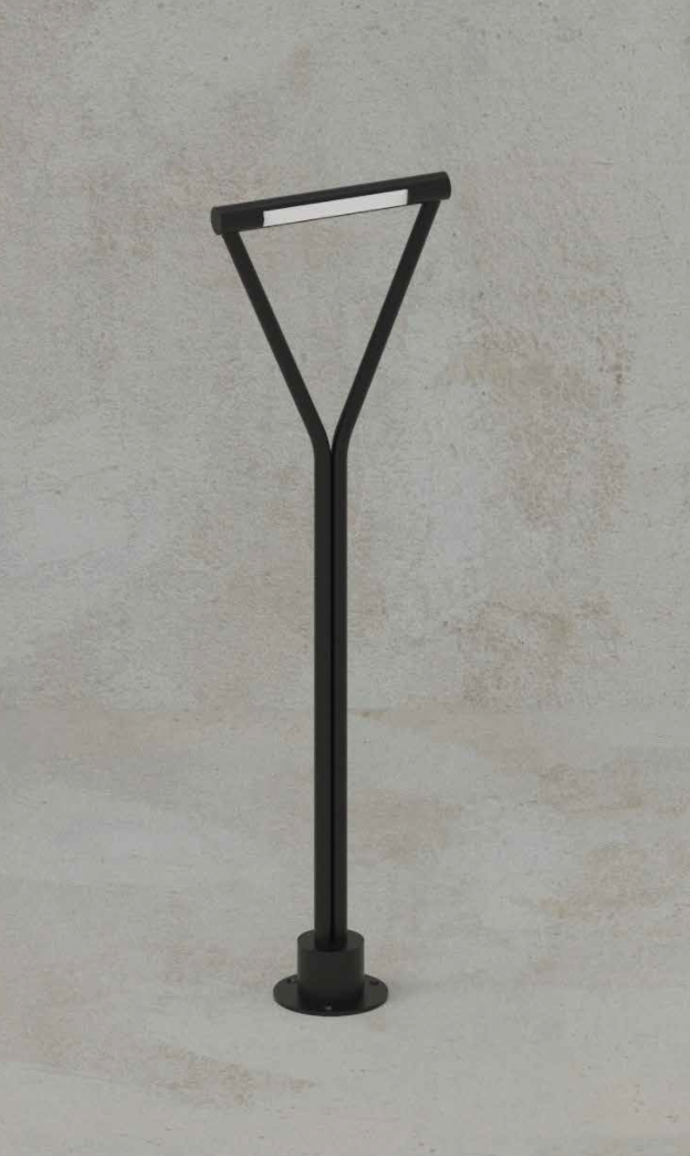CAP-610064 Black 5.5W 3000K Floor Lamp – Modern Outdoor Lighting