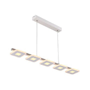 62021P 56W White Pendant Lamp – Sculptural Statement with Powerful Illumination