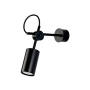 6842 1XGU10 Black Wall Lamp – Adjustable Spotlight Fixture for Modern Spaces