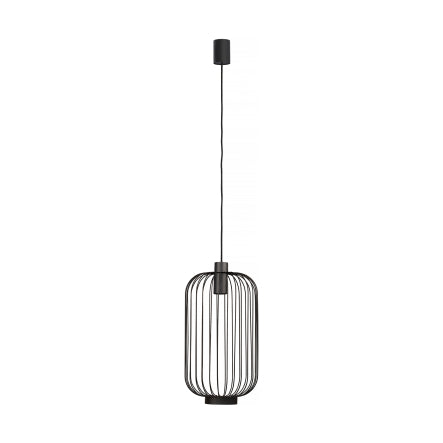 6844 1XGU10 Black Pendant Lamp – Modern Minimalist Hanging Light Fixture