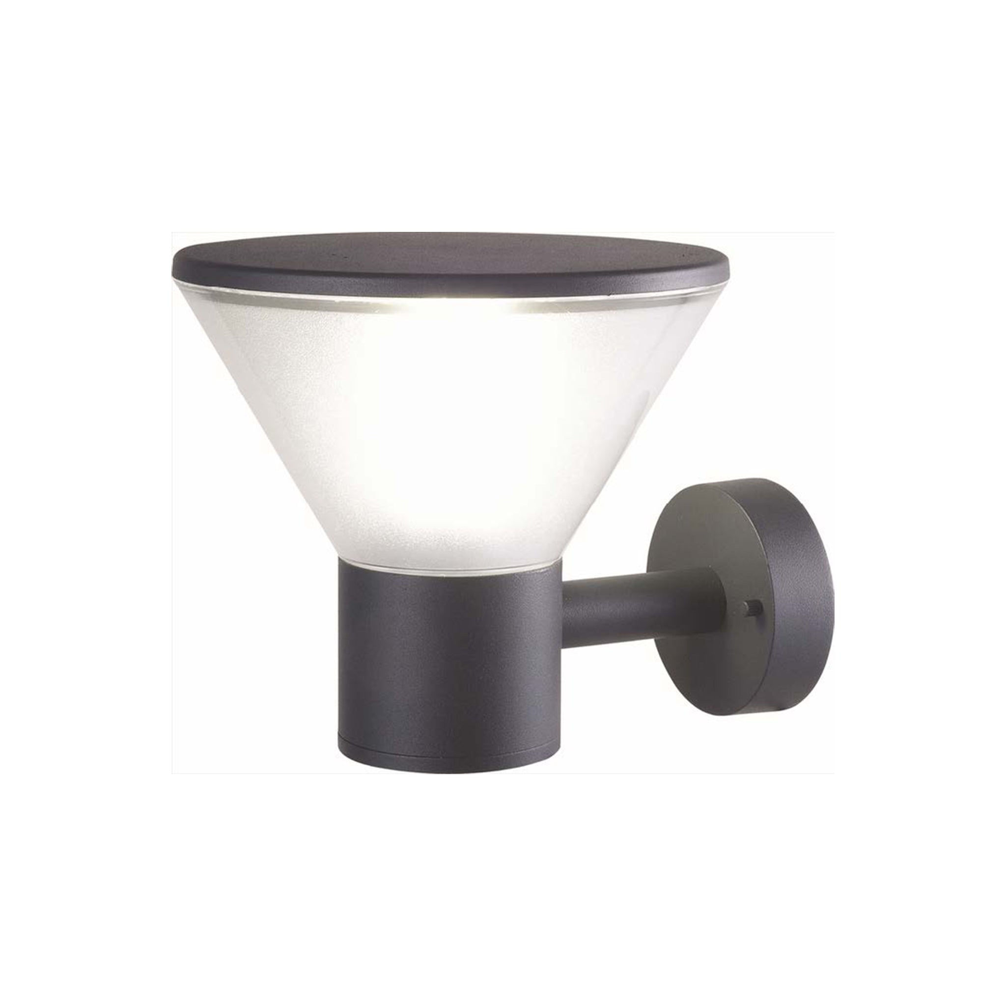 CAP-7361 Black E27 Wall Lamp – Stylish & Weather-Resistant Outdoor Lighting (IP44)