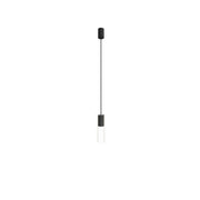 7865 1XGU10 Black Pendant Lamp – Sleek Cylindrical Hanging Light for Modern Interiors