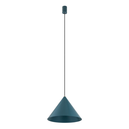 8003 1XGU10 Green Pendant Lamp – Stylish Single-Light Hanging Fixture with Matte Green Finish