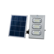 LUZ-860C150 150W Solar LED Flood Light – 3000K Warm White with Remote Control & Dusk-to-Dawn Sensor