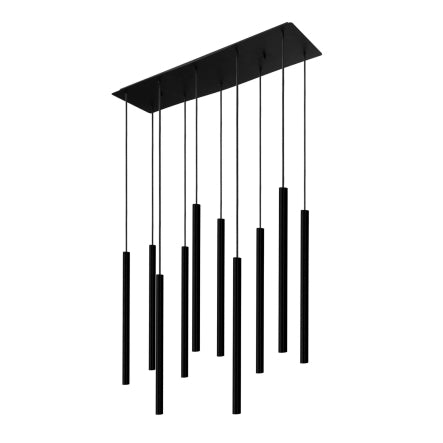 8923 10XG9 Black Pendant Lamp – Bold Modern Nowodvorski with Bulbs Included