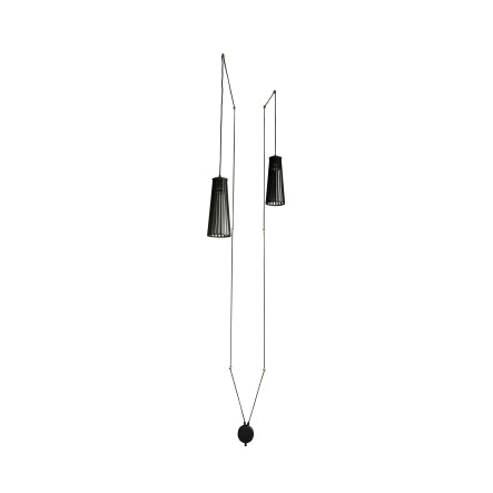 9263 2XGU10 Black Pendant Lamp – Dual-Light Modern Nowodvorski