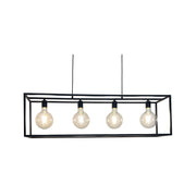SY9403‑4 Black Pendant Lamp – Stylish Quad E27 Pendant Fixture