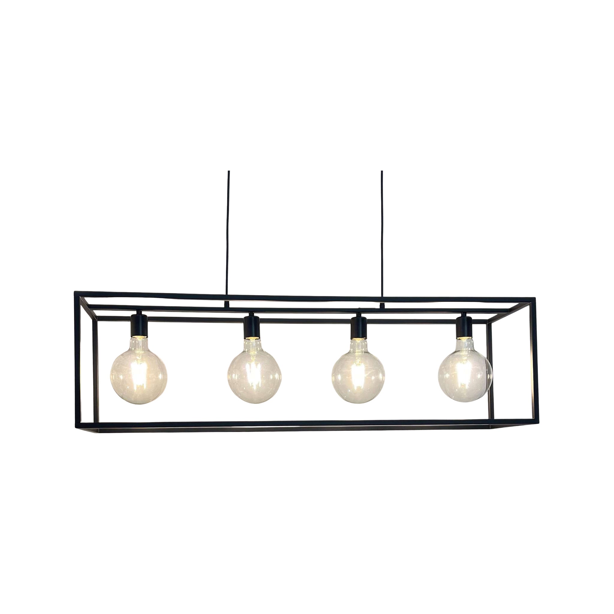 SY9403‑4 Black Pendant Lamp – Stylish Quad E27 Pendant Fixture
