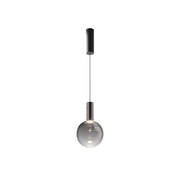 9817-1/CH Chrome & Black Pendant Lamp – Modern Industrial Ceiling Light