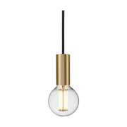 9817-1/GD Gold & Black Ceiling Pendant Lamp – Contemporary Industrial Style Light