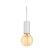 9817-1/WH Ceiling Pendant Lamp – Modern White Hanging Light Fixture