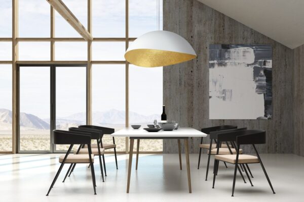 Sigma SOLARIS L White/Gold Ø69 cm 1×E27 Pendant Lamp (Model 40616)