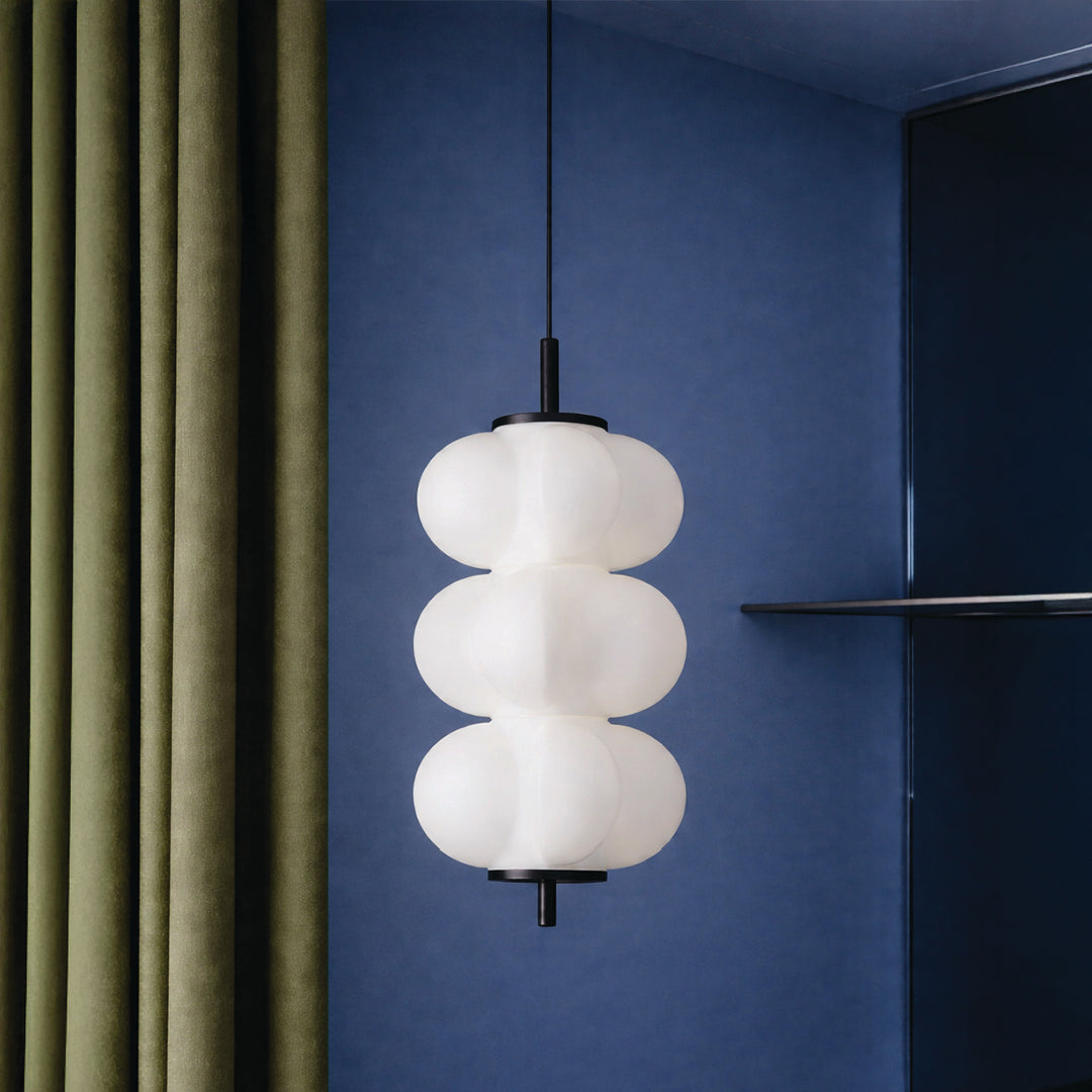 TRE-CHA09 9W 3000K Black LED Pendant Lamp Tremila – Minimalist Warm Lighting