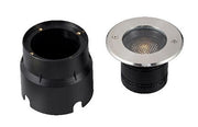 Capri CAP-U72119-10 Stainless Steel 10W 3000K LED Honeycomb Uplight 45° Outdoor Wall Light