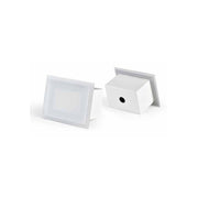 CAP-S718-W WHITE 3W 3000K LED SQUARE RECESSED WALL LAMP IP65