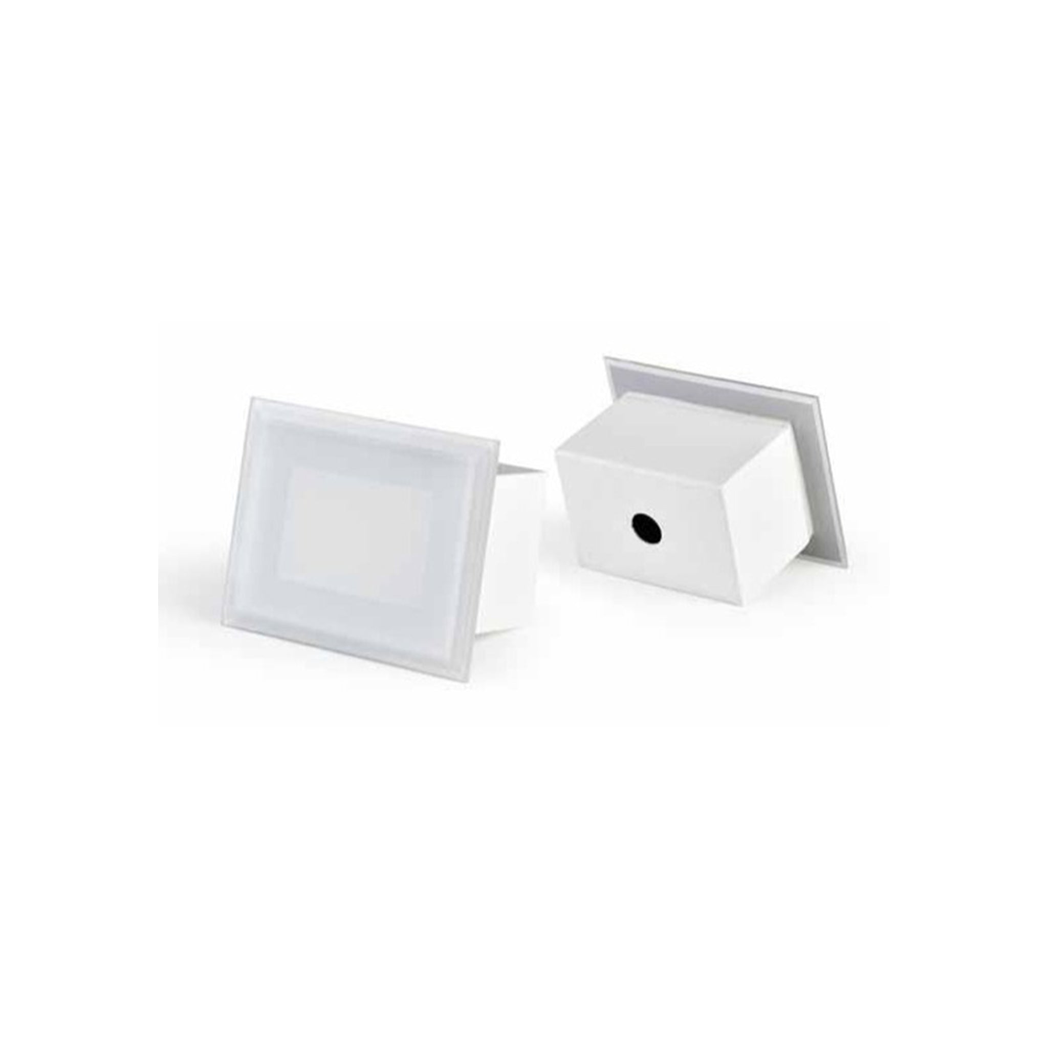CAP-S718-W WHITE 3W 3000K LED SQUARE RECESSED WALL LAMP IP65
