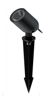 Capri CAP-S72034-4 Black 4W 3000K LED Picket Light 36° IP65 24V Outdoor Landscape Light