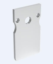 LUZ-EC16 End Cap for LUZ-TR16 Aluminium Profile – Finishing Accessory for LED Strip Channel