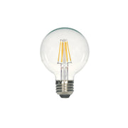 LUZ-G125-8F – 8W E27 2700K Filament LED Bulb with Globe Shape and Warm White Light