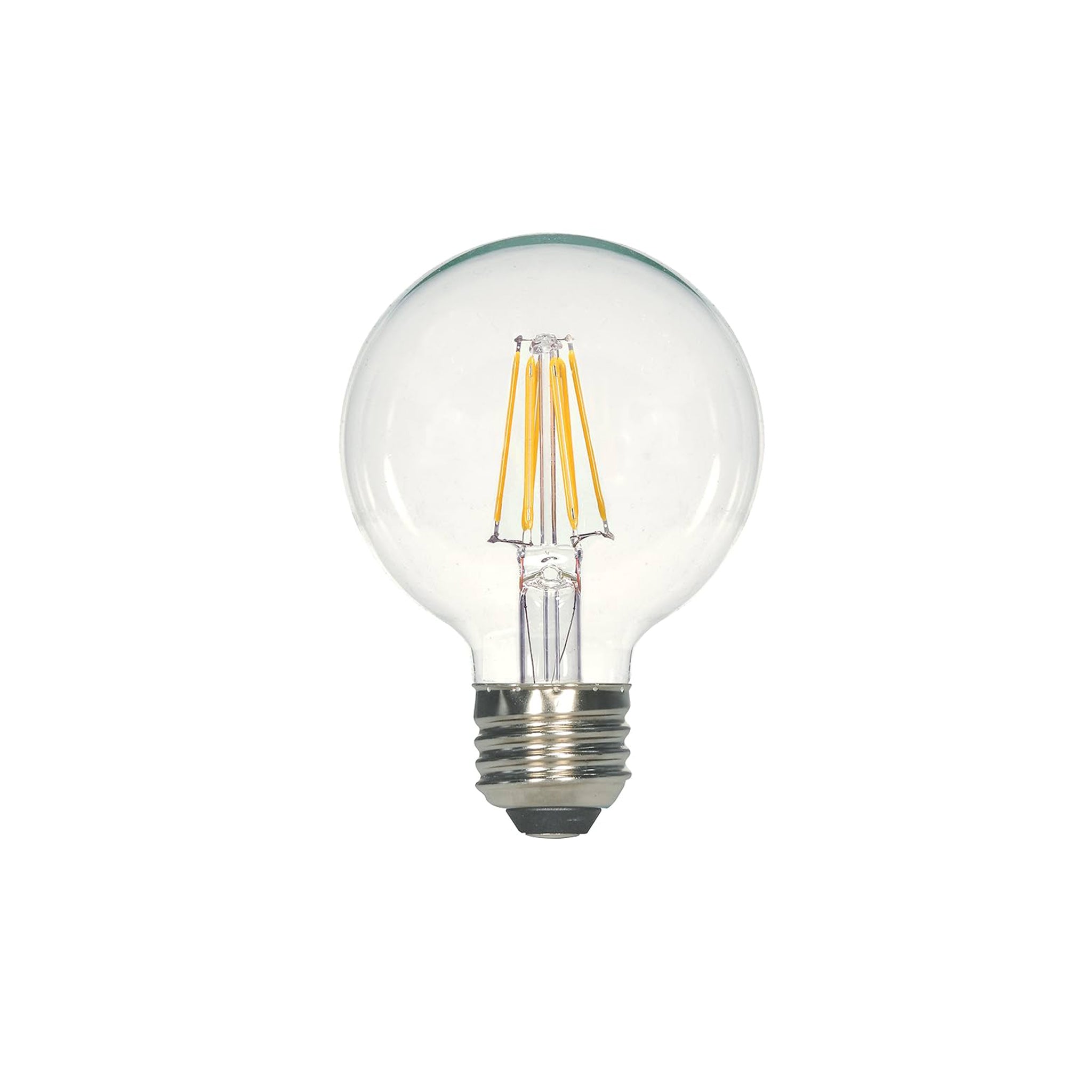 LUZ-G125-10F – 10W E27 2700K Filament LED Bulb with Globe Design and Warm Glow