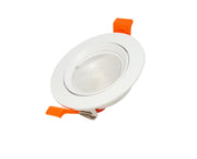 LUZ-CB10 10W COB Spot LED Movable – Adjustable Recessed Downlight in 3000K or 6500K