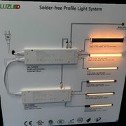 LUZ‑DISPLAY BOARD Solder‑Free LED Profile – LUZLED