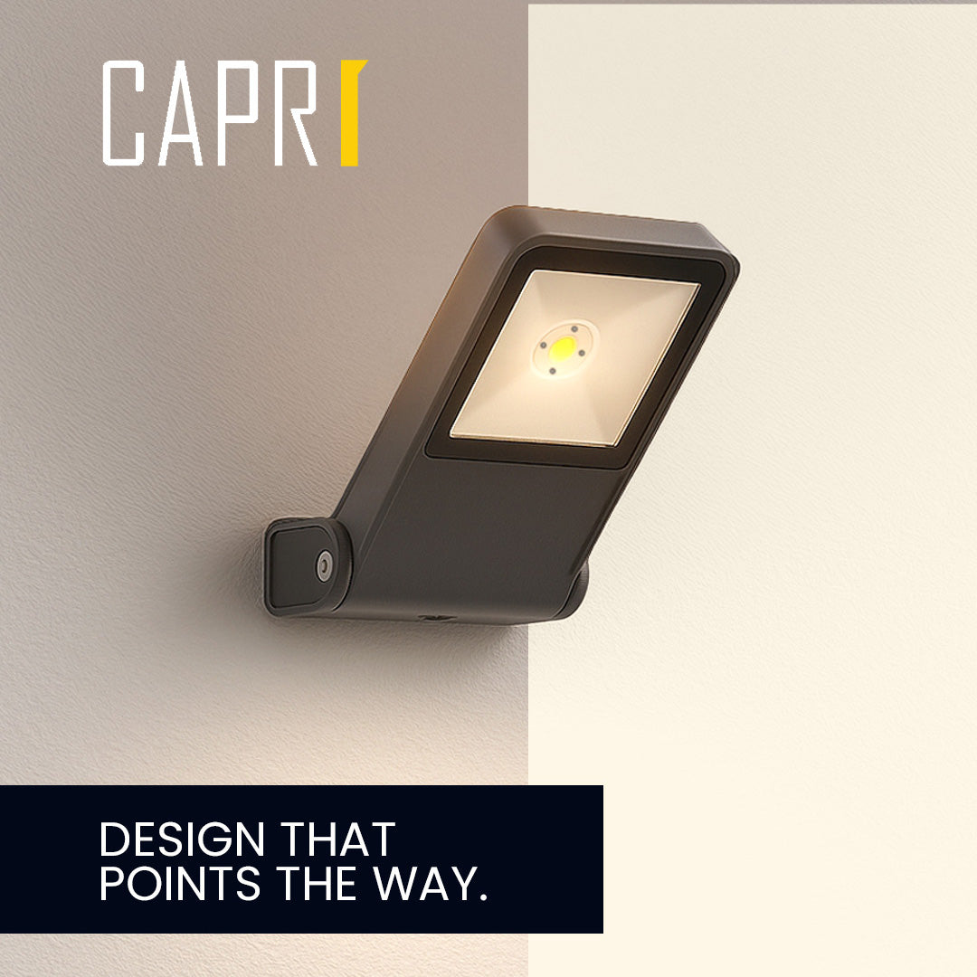 CAP-3057-D DARK GREY 12W 3000K IP65 LED WALL LAMP