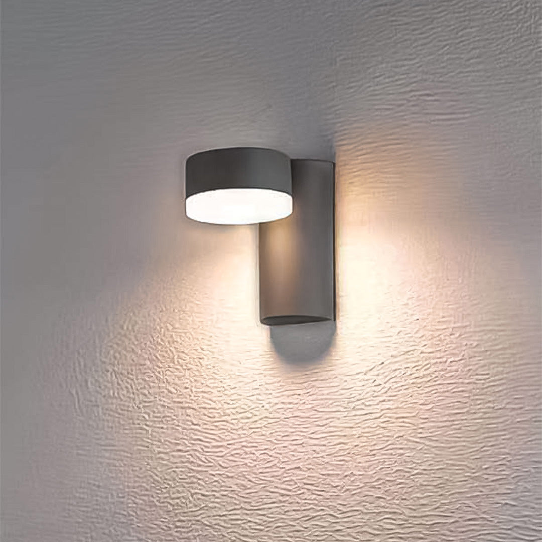 CAP-1821-6 6W Black LED Wall Lamp – 3000K Warm White, IP54 Rated Capri Series