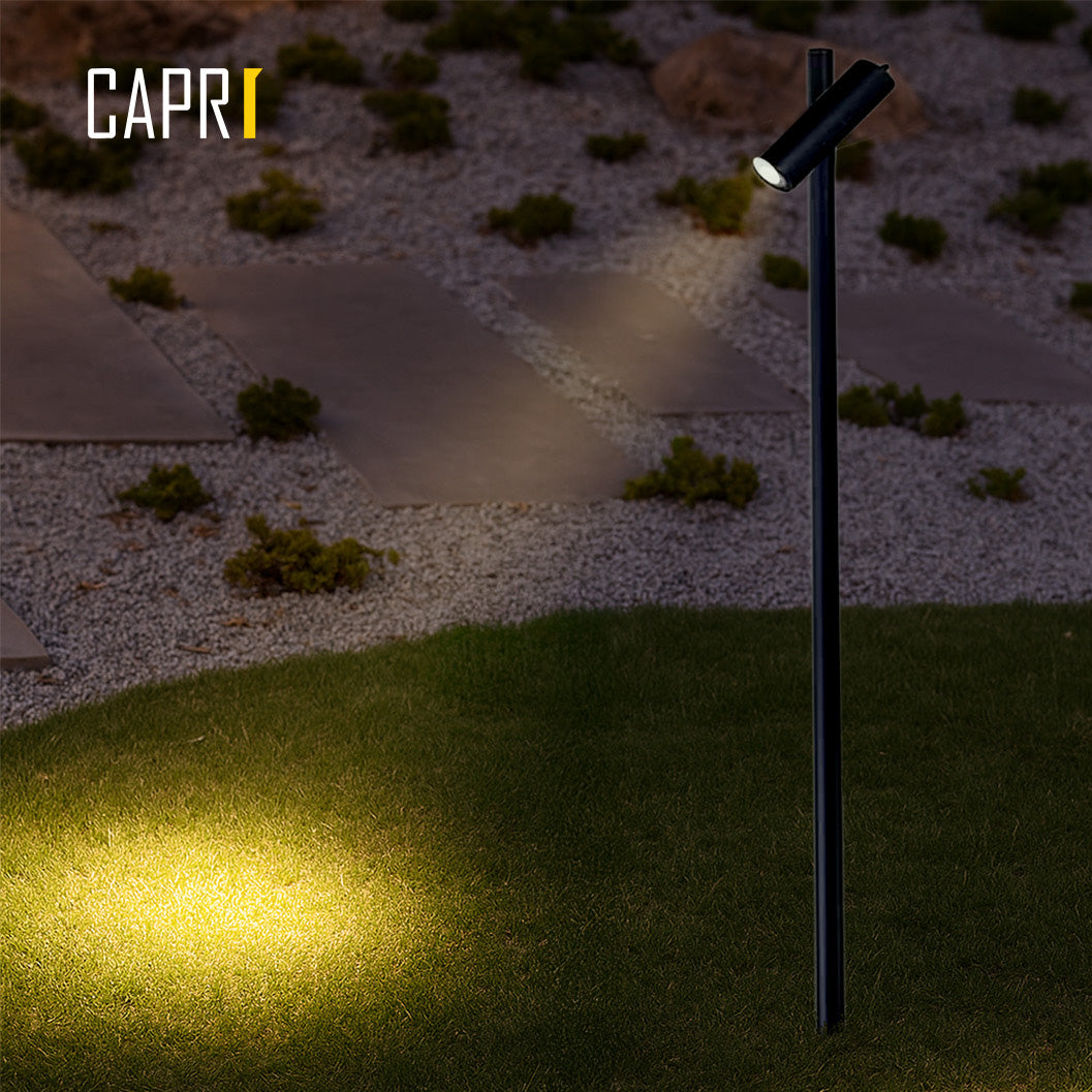 CAPRI CAP-0225-1 Black Floor Lamp 1×6W IP54