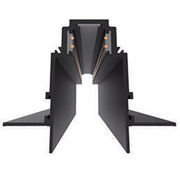 LUZ-RB302 Recessed Magnetic Track – 2 Meters, Black Finish for Modular Lighting Systems