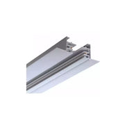 REC-200-W White 2M Recessed Track Rail – 2-Wire Track Lighting Channel