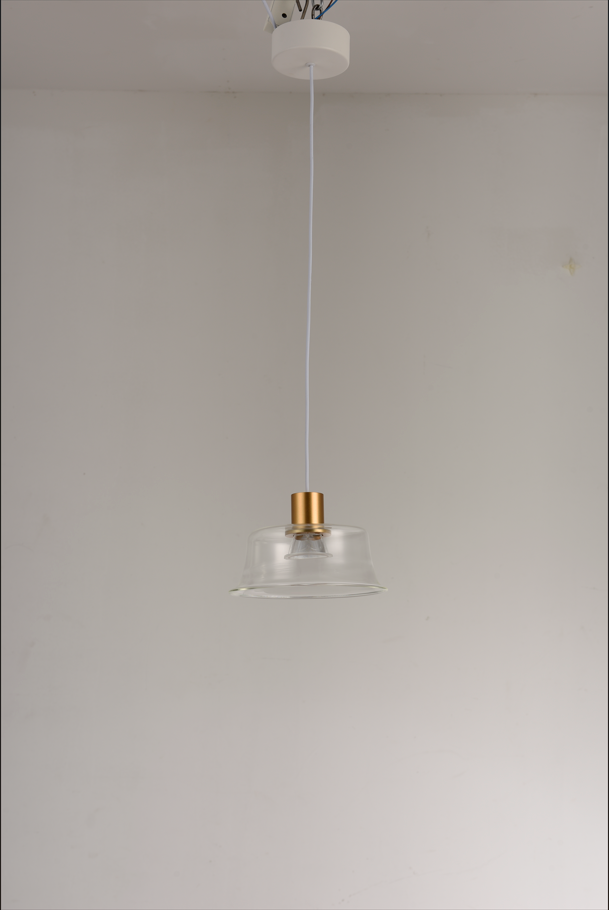 TRE-SHI-55G 5.5W 3000K Gold & Clear LED Pendant Lamp Tremila – Elegant Accent Lighting