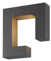 CAP-2271-7 Capri Black LED Wall Lamp – 7W 3000K, IP54 Rated