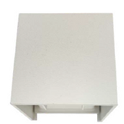 CAP-S310-W White 6W 3000K Square LED Wall Lamp – IP54, Elegant & Weather-Resistant