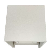 CAP-S310-W White 6W 3000K Square LED Wall Lamp – IP54, Elegant & Weather-Resistant