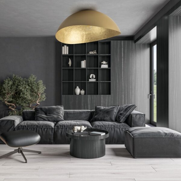 Sigma SOLARIS XL Gold Ø89 cm 1×E27 Ceiling Lamp (40593)