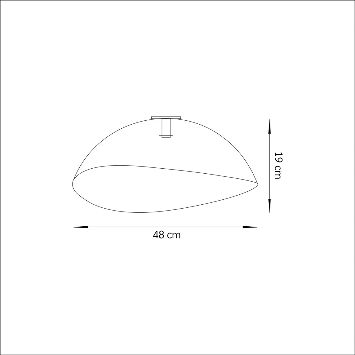 Sigma SOLARIS M Gold Ø48 cm 1×E27 Ceiling Light (40591)