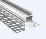 LUZ-TR16 Silver 3 m Aluminium Profile with PC Diffused Cover – Linear LED Channel System