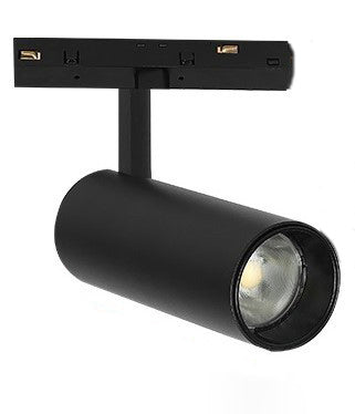 LUZ-X6010 10W 48V Track Spot – Adjustable CCT | Black LED Spotlight for Magnetic Track Systems