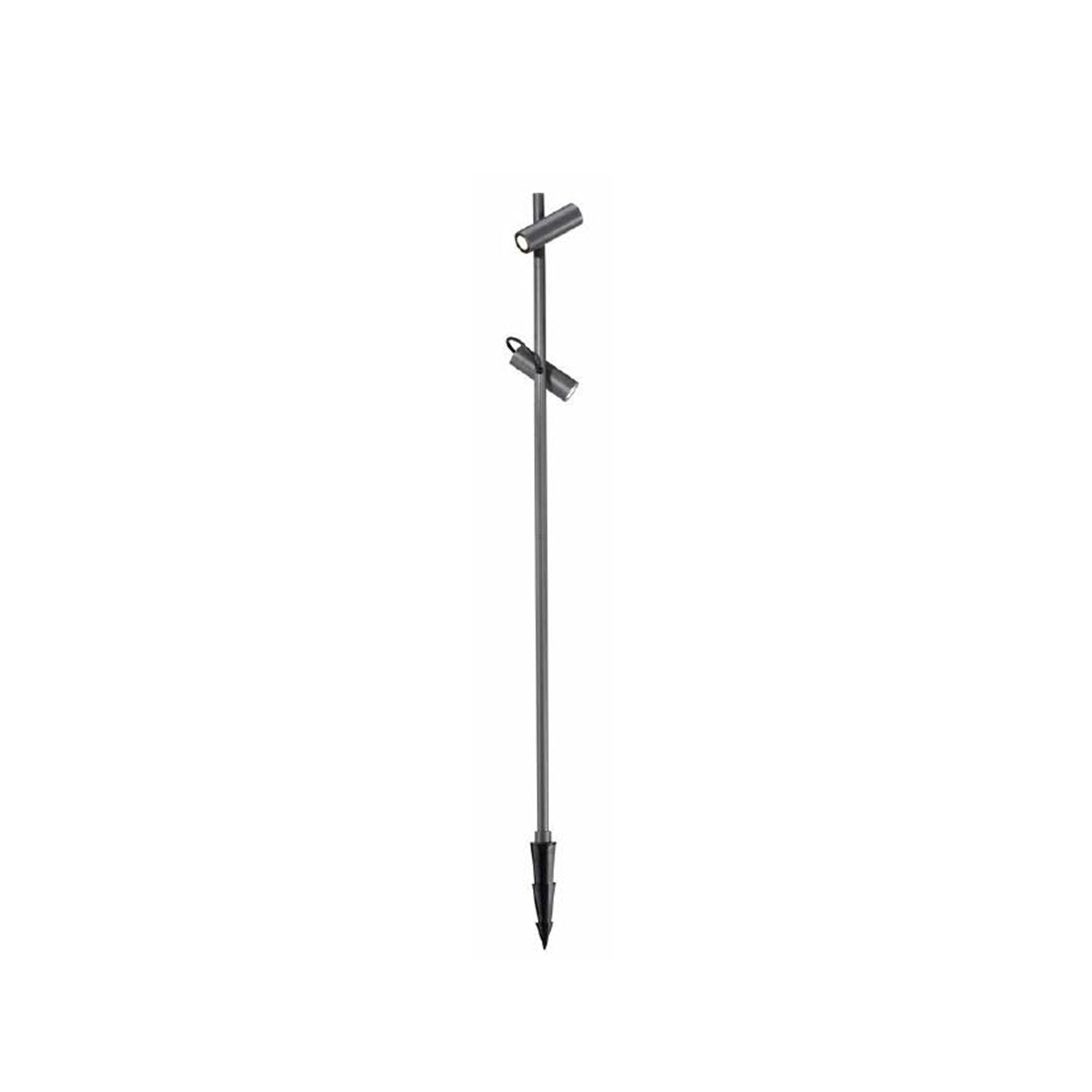 CAPRI CAP-0225-2 Black Floor Lamp 2×6 W 3000 K IP54