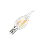 LUZ-C35L-4F 4W E14 3000K Filament LED Candle Bulb
