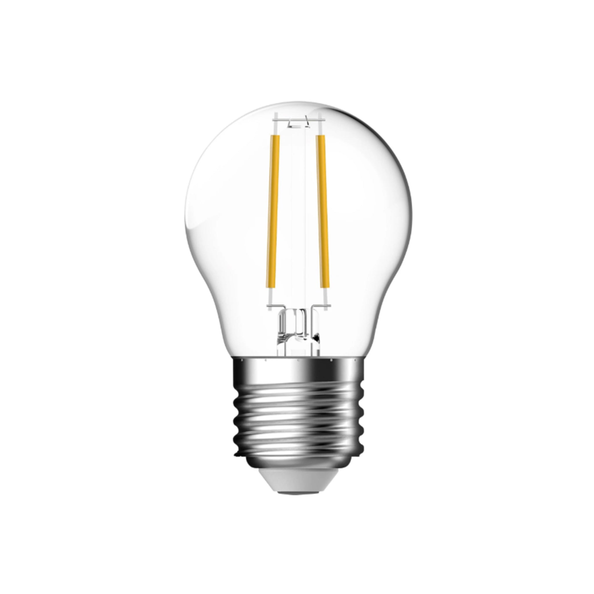 LUZ-G452-2F – 2W E27 G45 Filament LED Bulb in 2700K or 3000K with Mini Globe Shape for Warm Accent L